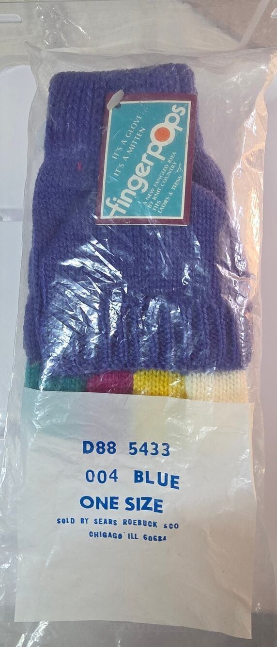 Sears deadstock fingerpop mittens *1978*